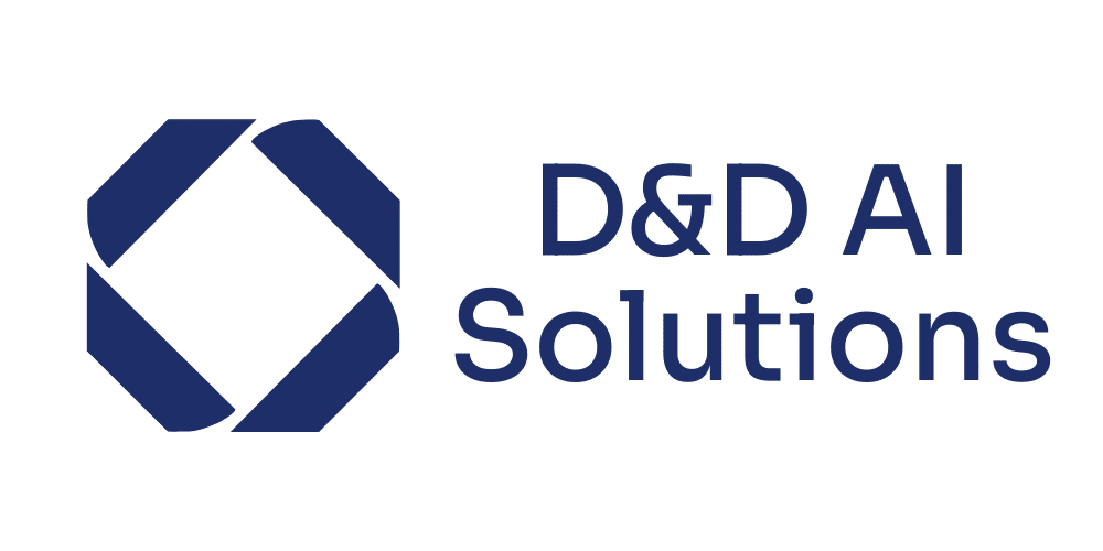 Logo D&D AI Solutions #1E2E69 Darkblue